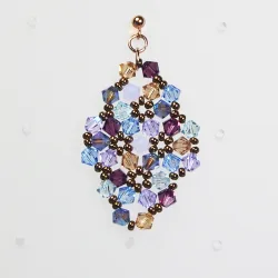 Pierces - Rose Gold filled 14K - Earrings Rhombus Shea - Pierces - Rose Gold filled 14K - Rose Gold filled 14K
